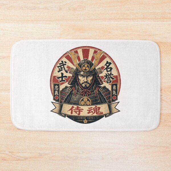 Item preview, Vintage Japanese Samurai Warrior - Honor and Courage designed and sold by Graphic Vibe Designs.