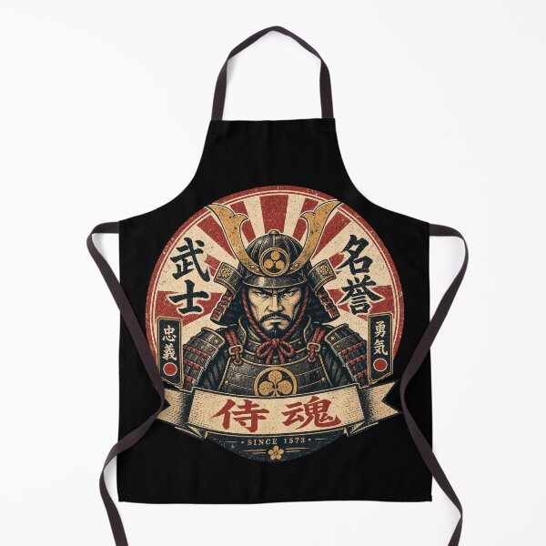 Item preview, Vintage Japanese Samurai Warrior - Honor and Courage designed and sold by Graphic Vibe Designs.
