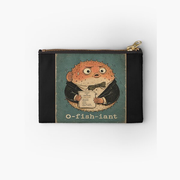 Item preview, O-fish-iant Nervous Pufferfish Wedding Officiant Shirt designed and sold by POD DYNASTY | Original Print On Demand T-Shirt Graphics.