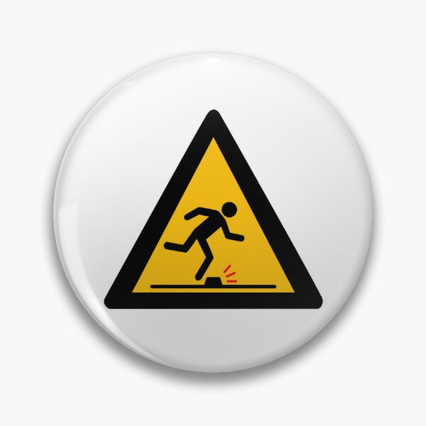Item preview, Warning Sign - Risk of Slips, Trips and Falls - Safety and Prevention designed and sold by Panneaux et signalisations - NPOITEVIN.