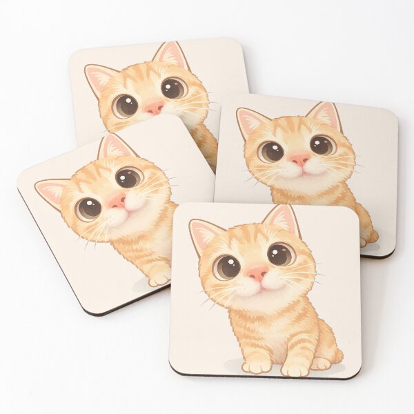 Item preview, Curious Orange Cat Sticker designed and sold by Art Fly.