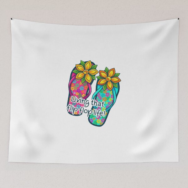 Item preview, Living That Flip Flop Life Tropical Summer Graphics designed and sold by Macias123.