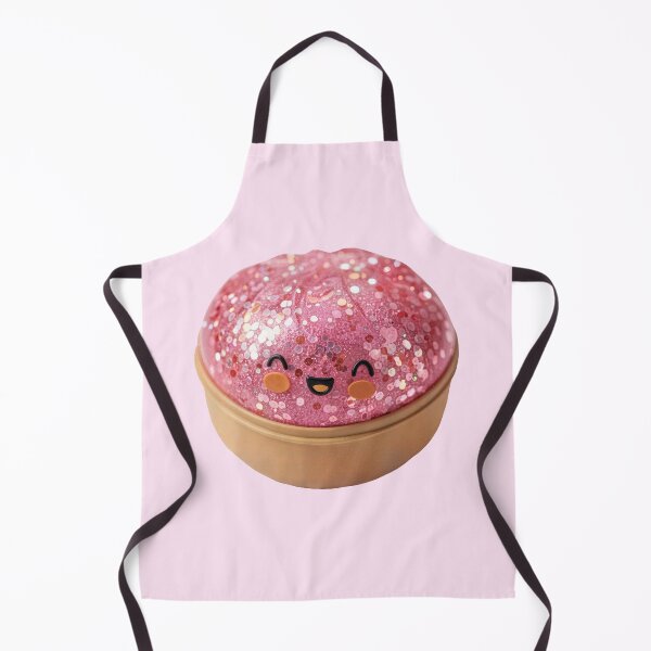 Item preview, Pink Glitter Squishy in Bamboo Steamer – Kawaii Toy Cutout designed and sold by EmeraldeaArt.