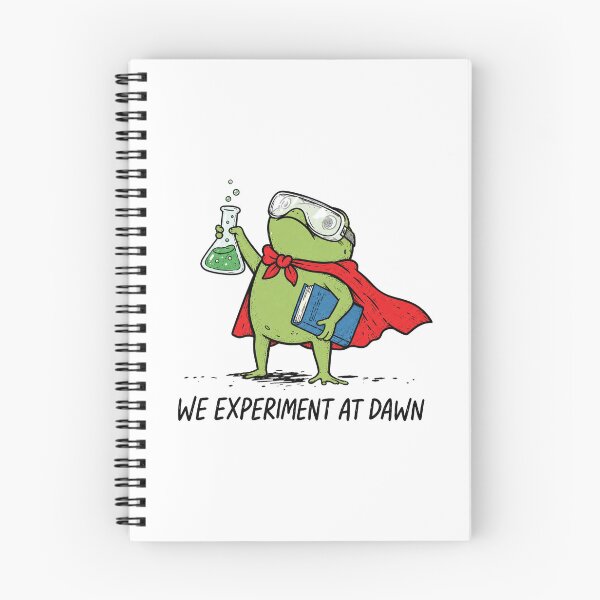 Item preview, We Experiment At Dawn Frog Science designed and sold by Doodletext.