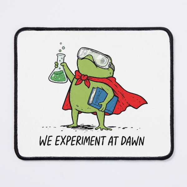 Item preview, We Experiment At Dawn Frog Science designed and sold by Doodletext.