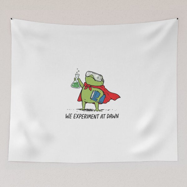 Item preview, We Experiment At Dawn Frog Science designed and sold by Doodletext.