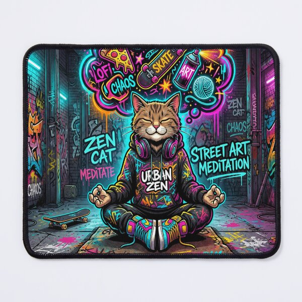 Item preview, Meditation Cat | Streetwear Yoga Cat designed and sold by Pluto ⭐️.