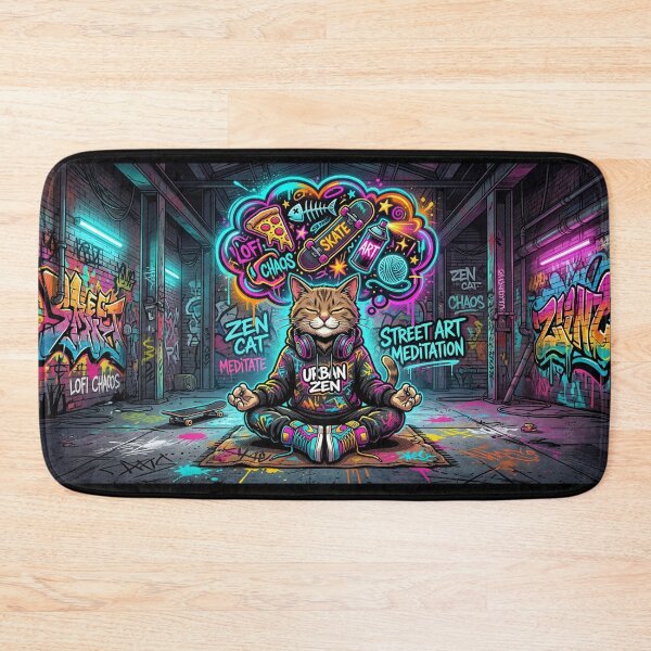 Item preview, Meditation Cat | Streetwear Yoga Cat designed and sold by Pluto ⭐️.