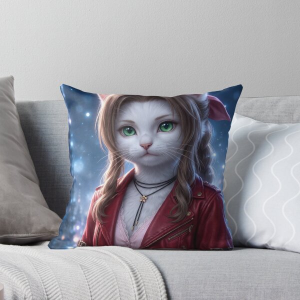 Item preview, Warrior Flower Girl Kitten - Video Game Cosplay Art designed and sold by TheCoolCatsMx.
