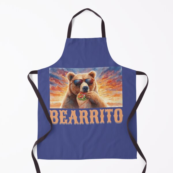 Item preview, Funny Bear Eating Burrito Design designed and sold by Shedronpanda.