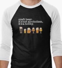 Camiseta ¾ bicolor para hombre Craft Beer