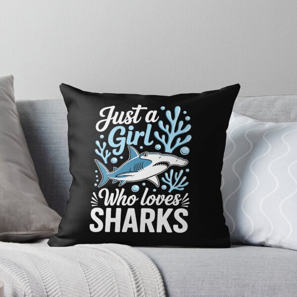 Item preview, Just a Girl Who Loves Sharks designed and sold by jkrphoto.
