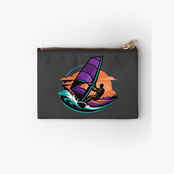 Item preview, Sea Vibes - Dynamic Purple Windsurfer Sunset designed and sold by SilentPowerArt.