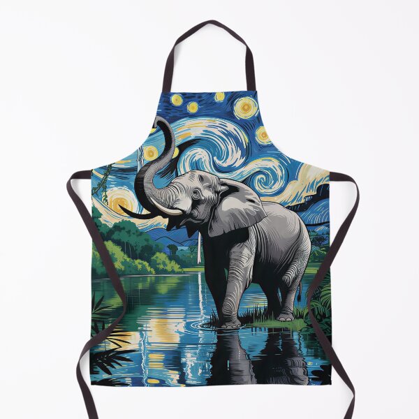 Item preview, Starry Night Elephant – Jungle Dream Oasis v1 designed and sold by DBWStudios.