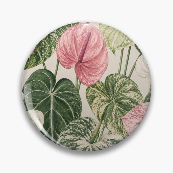 Item preview, Vintage Pink Anthurium Botanical Illustration designed and sold by Mikena1996.