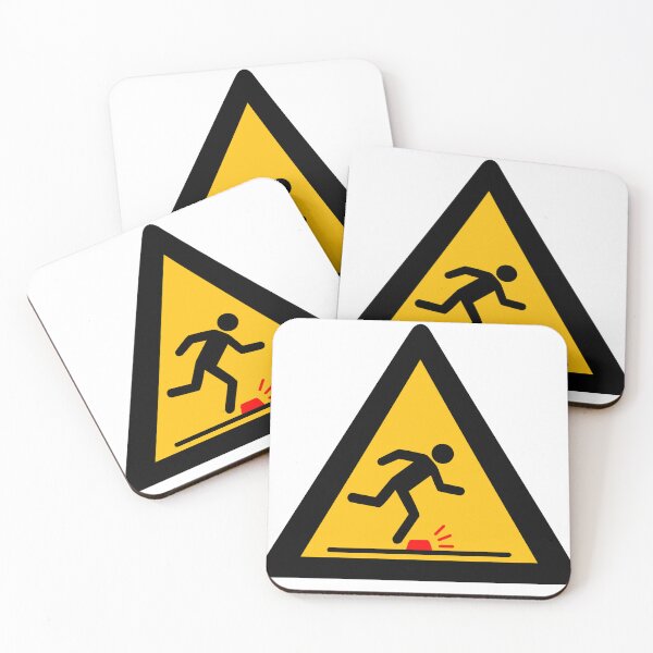Item preview, Warning Sign - Risk of Slips, Trips and Falls - Safety and Prevention designed and sold by Panneaux et signalisations - NPOITEVIN.