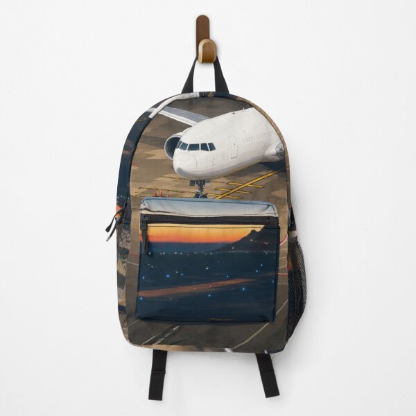Item preview, Wide Body Cargo Airliner at Airport Apron During Sunset Illustration designed and sold by EMaviation_.