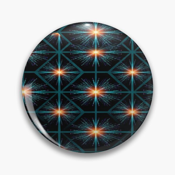 Item preview, Cosmic Starburst Geometric Hexagon Pattern Design designed and sold by WitchyBotanicaArt.