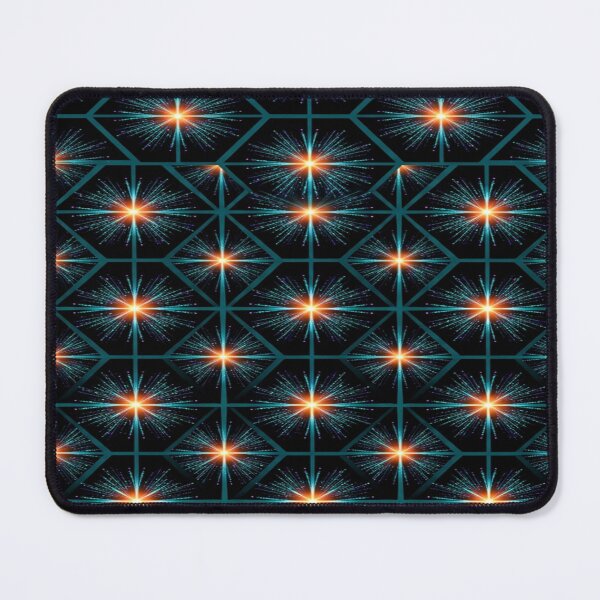 Item preview, Cosmic Starburst Geometric Hexagon Pattern Design designed and sold by WitchyBotanicaArt.