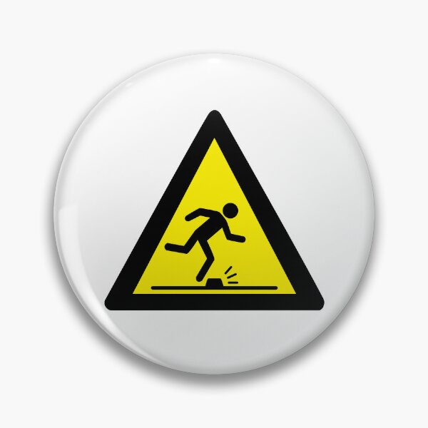 Item preview, Warning Sign - Risk of Slips, Trips and Falls - Safety and Prevention designed and sold by Panneaux et signalisations - NPOITEVIN.