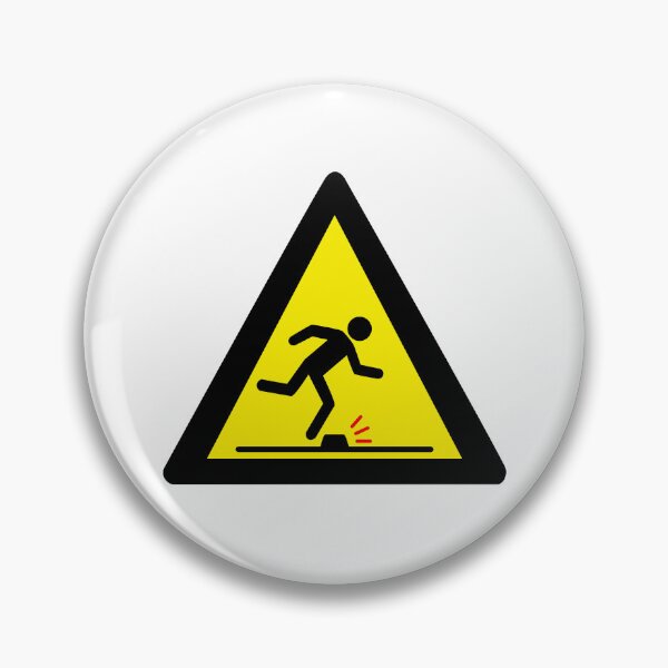 Item preview, Warning Sign - Risk of Slips, Trips and Falls - Safety and Prevention designed and sold by Panneaux et signalisations - NPOITEVIN.