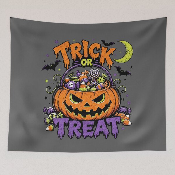 Item preview, Trick or Treat Pumpkin - Halloween Candy designed and sold by Graphic Vibe Designs.