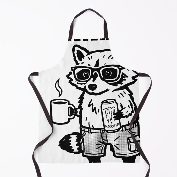 Item preview, Raccoon Surviving on caffeine and bad decisions designed and sold by moosesclub.