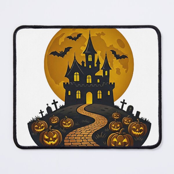 Item preview, Spooky Haunted Castle and Halloween Moon Vector designed and sold by Antony004.