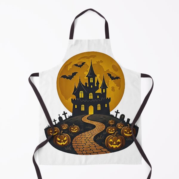 Item preview, Spooky Haunted Castle and Halloween Moon Vector designed and sold by Antony004.