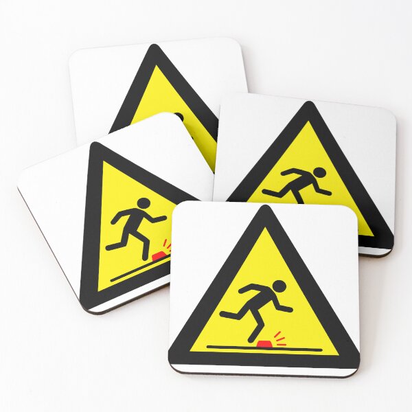 Item preview, Warning Sign - Risk of Slips, Trips and Falls - Safety and Prevention designed and sold by Panneaux et signalisations - NPOITEVIN.