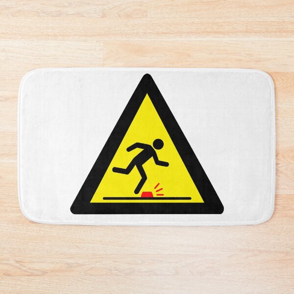 Item preview, Warning Sign - Risk of Slips, Trips and Falls - Safety and Prevention designed and sold by Panneaux et signalisations - NPOITEVIN.
