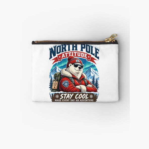 Item preview, North Pole Attitude  Stay Cool Polar Bear designed and sold by Mosslume Studio.