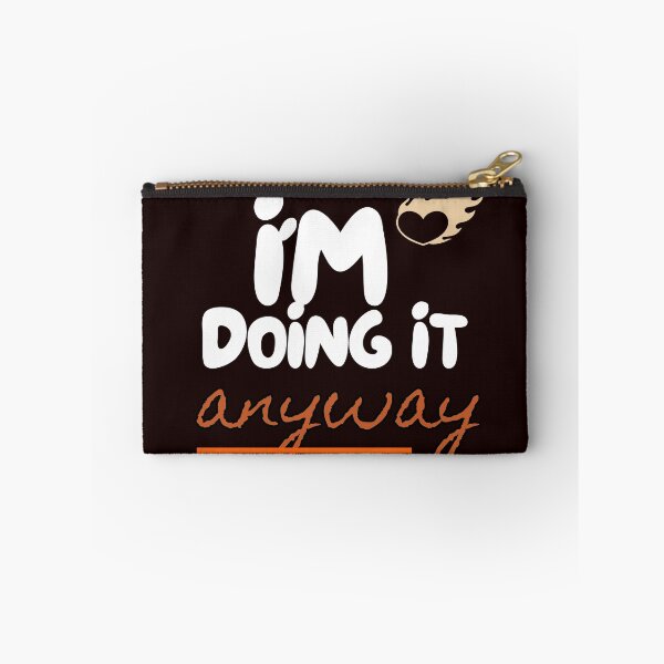 Item preview, I'm Doing It Anyway Script Motivational Quote designed and sold by MissLotusStudio.