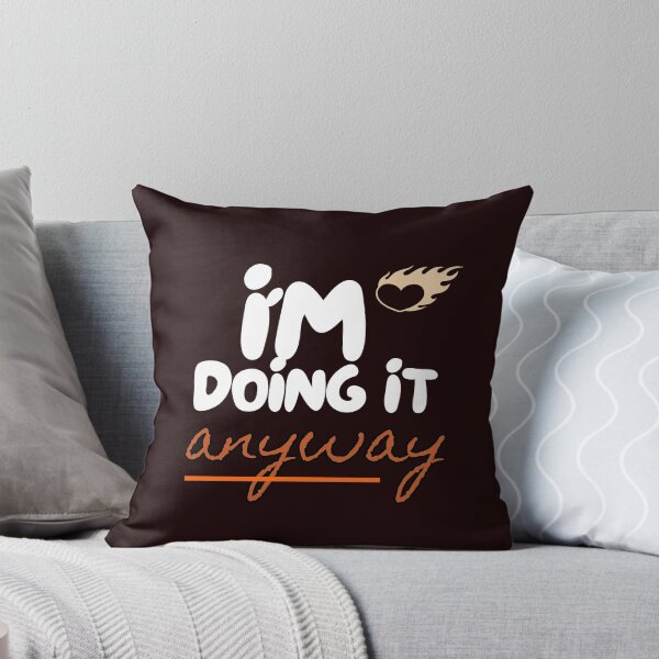 Item preview, I'm Doing It Anyway Script Motivational Quote designed and sold by MissLotusStudio.