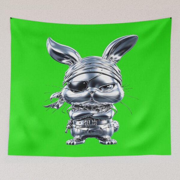 Item preview, The Most Badass Rabbit in the Burrow designed and sold by RAYBIL.
