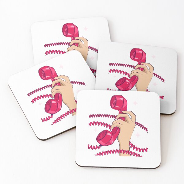 Item preview, Vintage Red Telephone Hand Retro Pop Art Illustration designed and sold by sunnivamla.