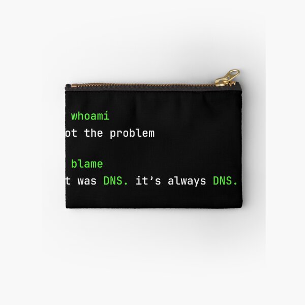 Item preview, it Was DNS – Funny Sysadmin IT SOC Analyst Gift designed and sold by StickersMaker4U.