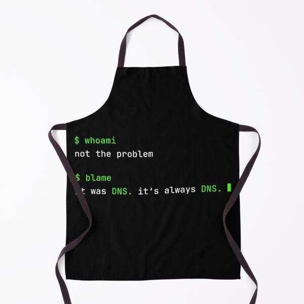 Item preview, it Was DNS – Funny Sysadmin IT SOC Analyst Gift designed and sold by StickersMaker4U.