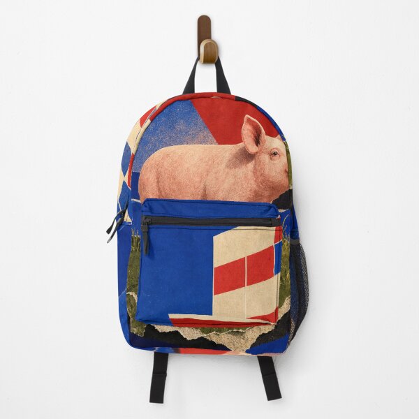 Item preview, Pig Not Cargo Paper Collage designed and sold by VerdantStudio.