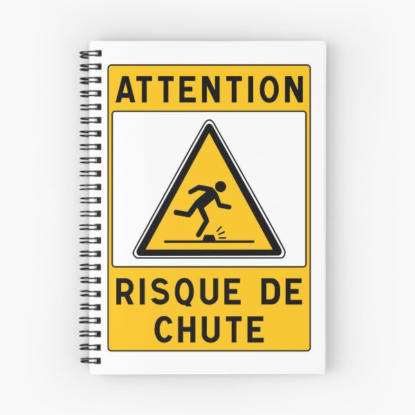 Item preview, Warning Sign - Risk of Slips, Trips and Falls - Safety and Prevention designed and sold by Panneaux et signalisations - NPOITEVIN.