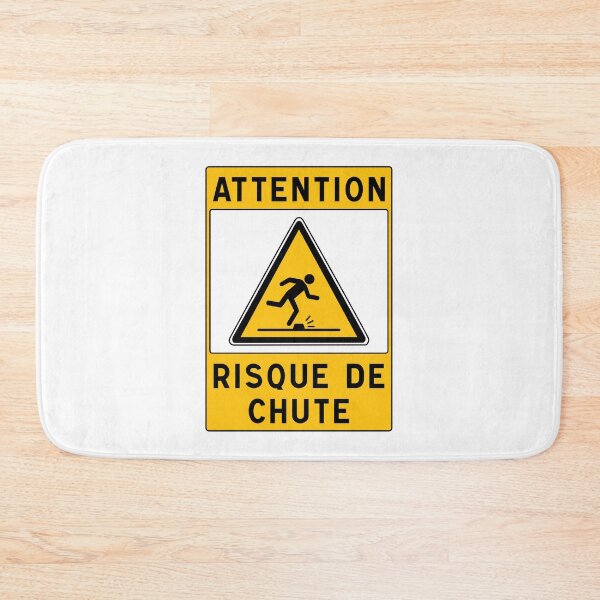 Item preview, Warning Sign - Risk of Slips, Trips and Falls - Safety and Prevention designed and sold by Panneaux et signalisations - NPOITEVIN.