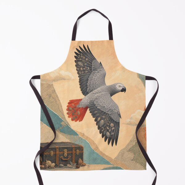 Item preview, African Grey Parrot Belongs Wild designed and sold by VerdantStudio.