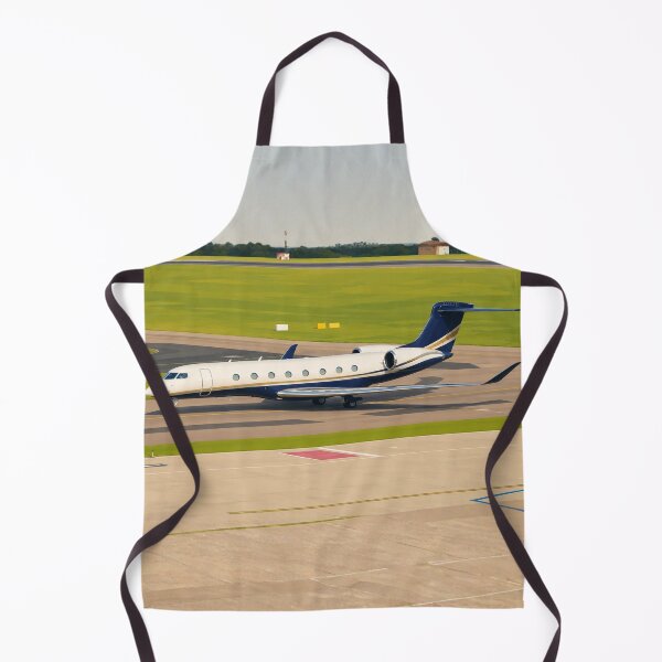 Item preview, Modern Business Jet Taxiing on Airport Runway Illustration designed and sold by EMaviation_.