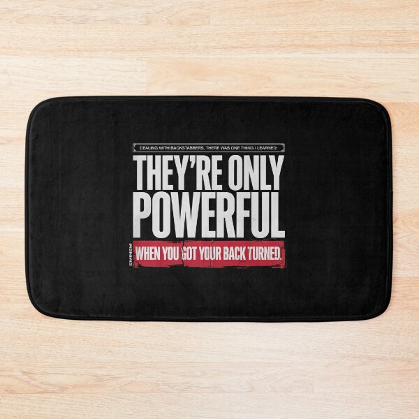 Item preview, They're Only Powerful When You Got Your Back Turned - Eminem Tape designed and sold by Enea Kelo.