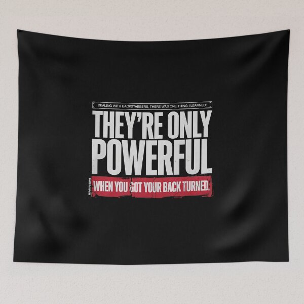 Item preview, They're Only Powerful When You Got Your Back Turned - Eminem Tape designed and sold by Enea Kelo.