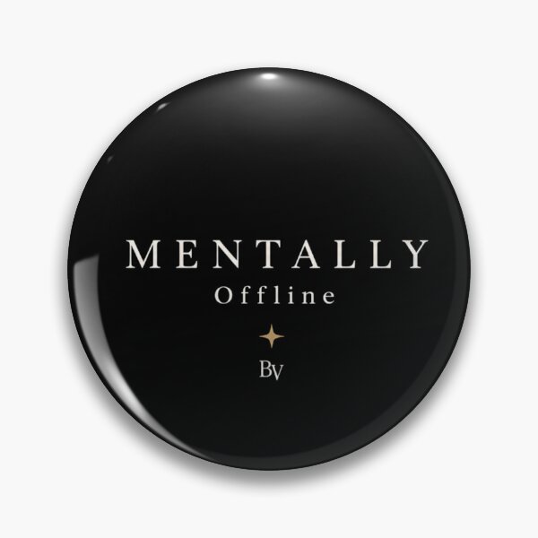 Item preview, Mentally Offline – Minimalist Typography for Introverts & Slow Living designed and sold by BeaVibes.