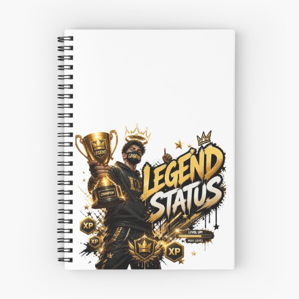Item preview, LEGEND STATUS Gaming Sticker | Neon Esports Champion Streetwear Design designed and sold by Stylestickers55.