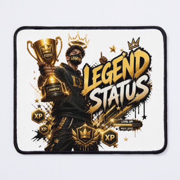 Item preview, LEGEND STATUS Gaming Sticker | Neon Esports Champion Streetwear Design designed and sold by Stylestickers55.