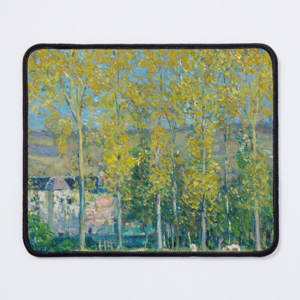 Item preview, The Chateau, Aspen gold countryside landscape painting by Frederick Carl Frieseke art print designed and sold by Jéanpaul Ferro.