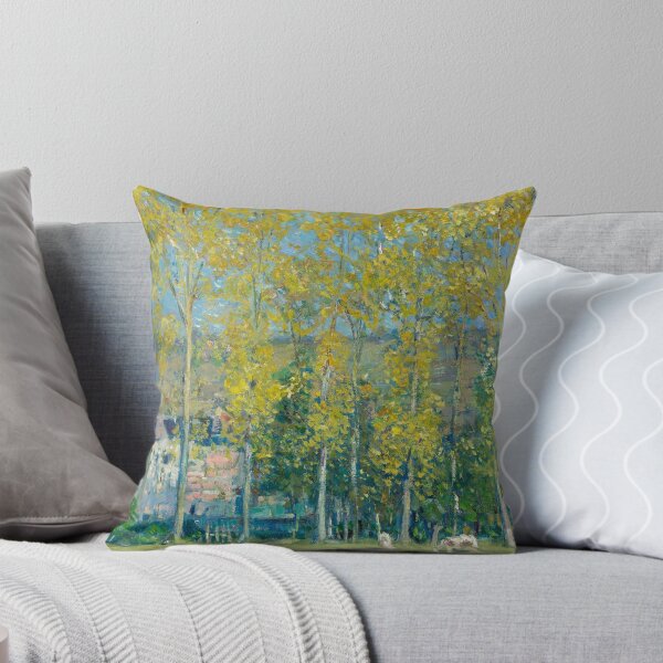 Item preview, The Chateau, Aspen gold countryside landscape painting by Frederick Carl Frieseke art print designed and sold by Jéanpaul  Ferro.